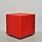 Банкетка куб (красный)