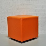 Банкетка куб (оранжевый)